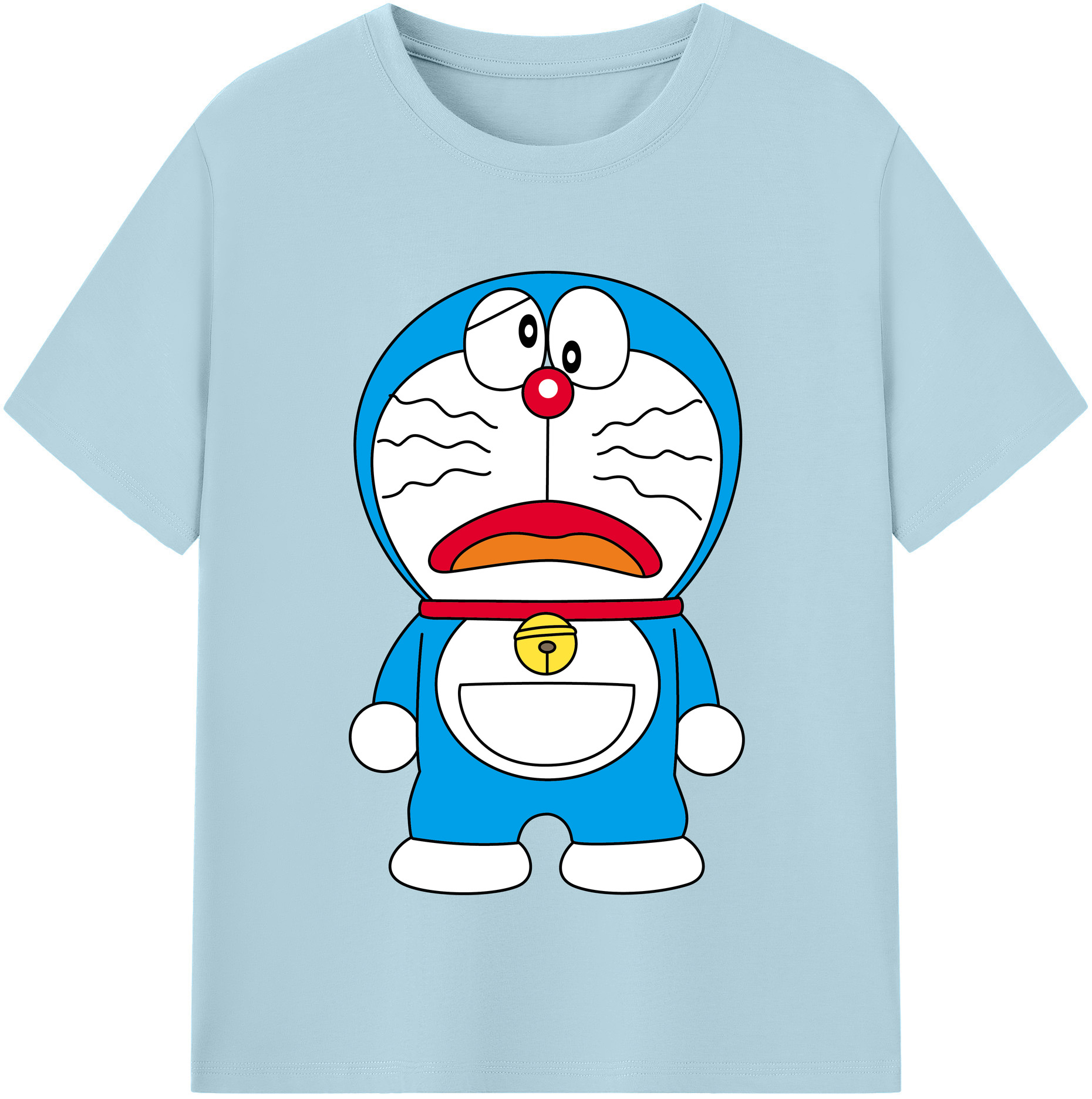 （画像用） ドラえもん Doraemon 綿100％半袖Tシャツ（フロントプリント）